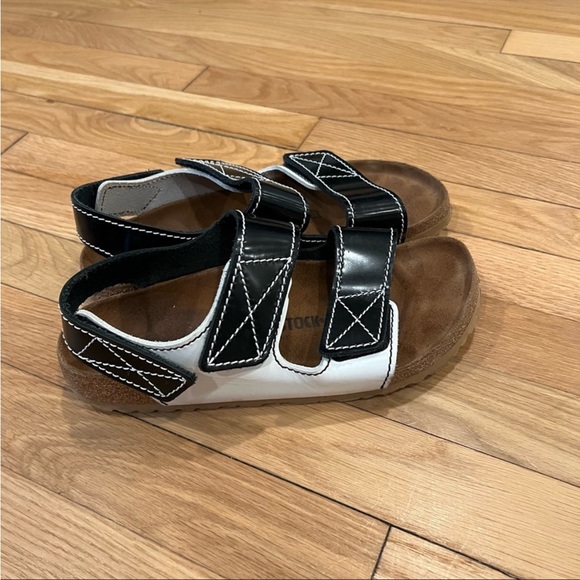 PROENZA SCHOULER X BIRKENSTOCK Milano 2-tone Topstiched leather Slingback - 40 - Picture 6 of 8